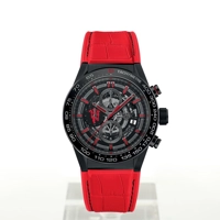 TAG Heuer CAR2A1J.FC6416 Men's Red Leather, Ru..