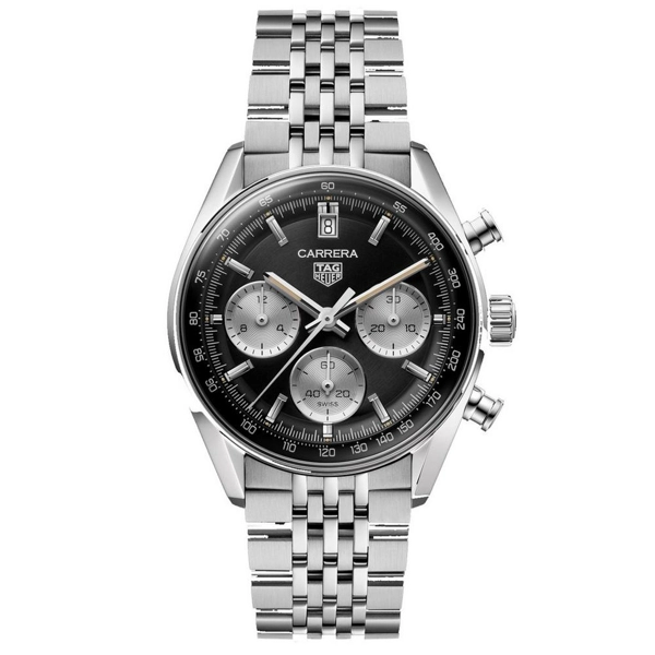 TAG Heuer Carrera Chronograph CBS2210.BA0048 Silver Stainless Steel Watches For Men