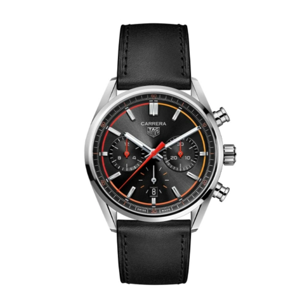 TAG Heuer Carrera Chronograph CBN201C.FC6542 Black Leather Watches For Men