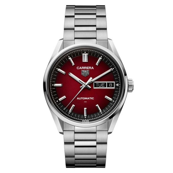 TAG Heuer Carrera Day-Date WDA2113.BA0043 Silver Stainless Steel Watches For Men