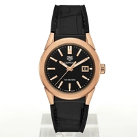 TAG Heuer WBG1351.FC6418 Women's Black Leather..