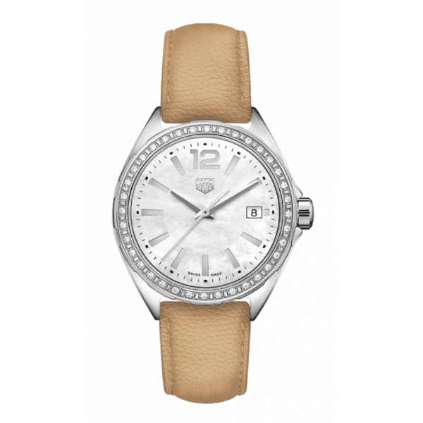 TAG Heuer Formula 1 WBJ131A.FC8254 Beige Leather Watches For Women