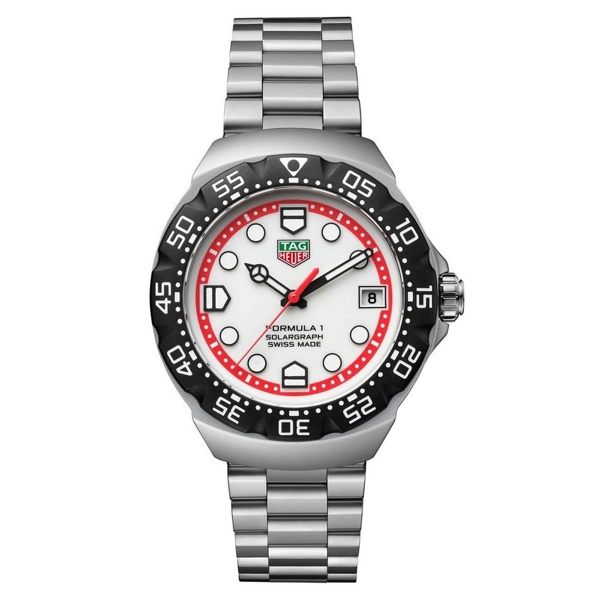 TAG Heuer Formula 1 Solargraph WBY1111.BA0042 Silver Stainless Steel Watches For Men