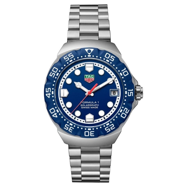 TAG Heuer Formula 1 Solargraph WBY1112.BA0042 Silver Stainless Steel Watches For Men