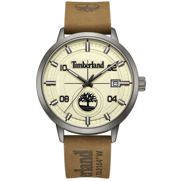 Timberland TDWGB2182002 Johnston Gun Brown Leather Strap