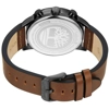 additional image for Timberland TDWGF2182401 Myrtle Black Mutli Dial Brown Leather Strap