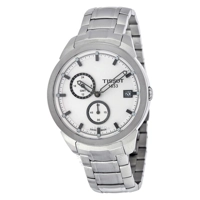 Tissot T0694394403100 White Dial Titanium Stra..