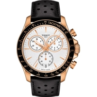 Tissot T1064173603100 Men's Black Leather Stra..