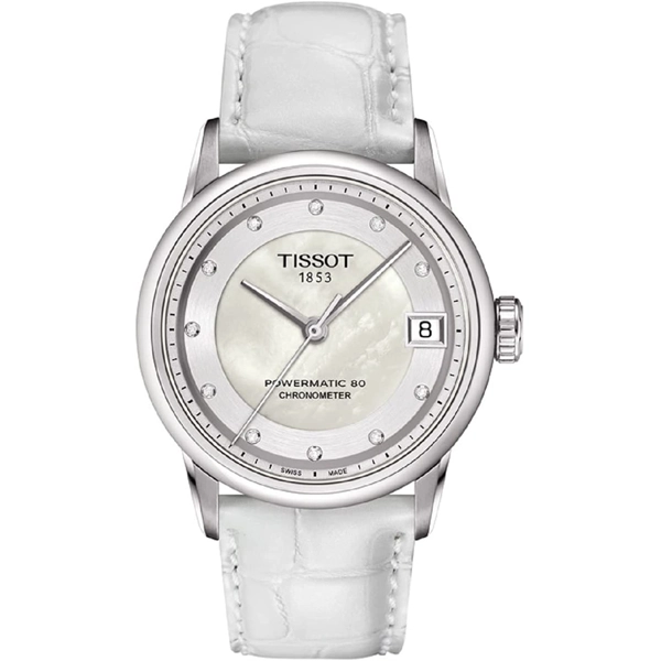 Tissot T0862081611600 Mother of Pearl Dial Leather Strap Watch For Women