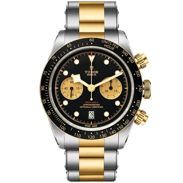 TUDOR BLACK BAY CHRONO m79363n-0001 Silver & Gold Stainless Steel Watches For Men