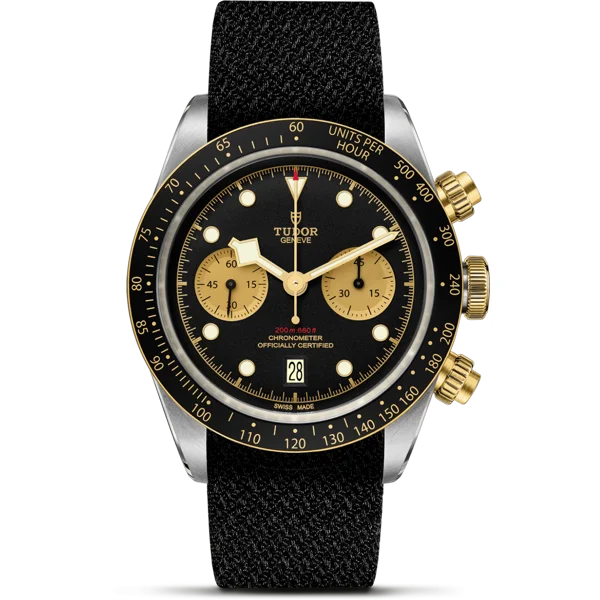 TUDOR BLACK BAY CHRONO m79363n-0003 Black Fabric Watches For Men