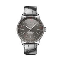 Breitling Navitimer A17327381B1P1 Grey Leather..