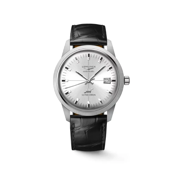 Longines Ultra-Chron Classic L2.937.4.72.2 Black  Leather  Watches For Men