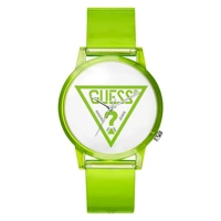 Guess V1018M6 Women’s Green Silicone Strap Wat..