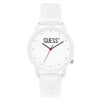 Guess V1040M1 Women's White Silicon Strap Watc..