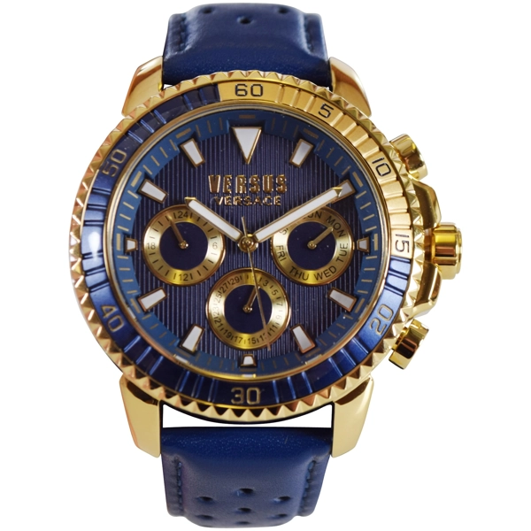 Versus VWS300217 Men's Blue Leather Strap Watches