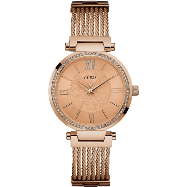 Rose gold designer clearance watch