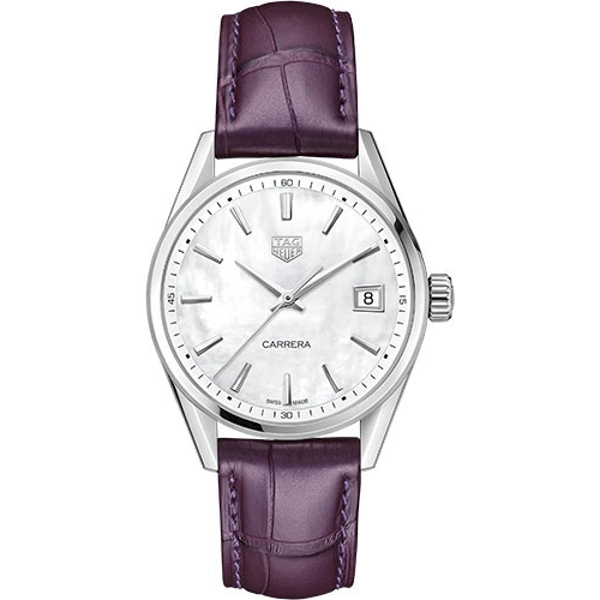 TAG Heuer WBK1311.FC8261 Women's Purple Leather Watches