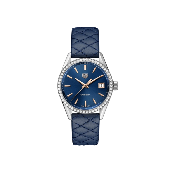 TAG Heuer WBK1317.FC8259 Women's Blue Leather Watches