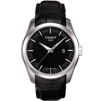 Tissot T0354461605100 Black Dial Leather Strap..