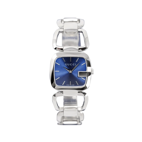 Gucci YA125405 Blue Dial Stainless Steel Strap Ladies Watch