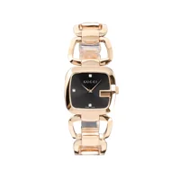 Gucci YA125409 Black Dial Stainless Steel Stra..