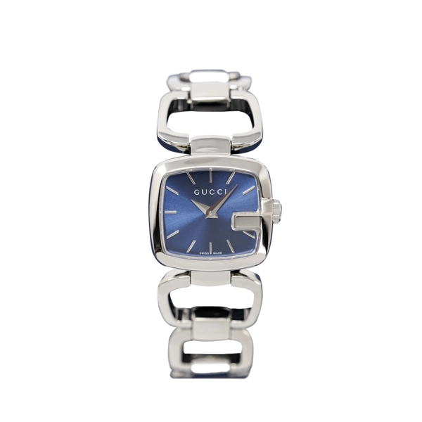 Gucci YA125508 Women's Blue Dial Silver Stainless Steel Watches