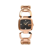 Gucci G YA125512 Black Diamond Stainless Steel..