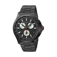 Gucci YA126268 Black Dial Stainless Steel Stra..
