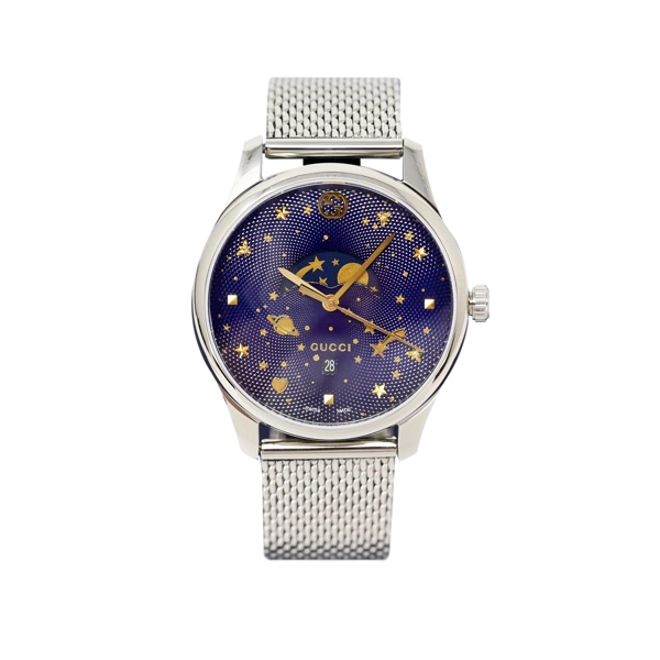 Gucci YA126328 Men's Silver Stainless Steel Watches