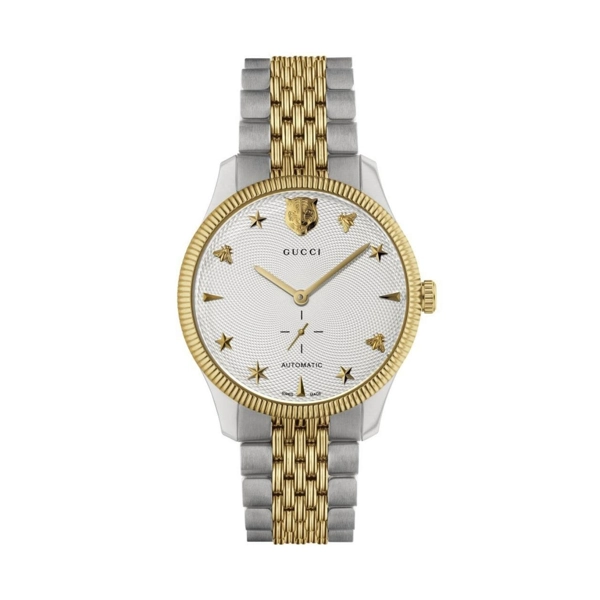 GUCCI YA126356 White Dial Stainless Steel Watch for Men