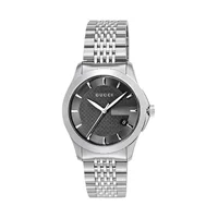Gucci YA126402 G Timeless Black Dial Stainless..