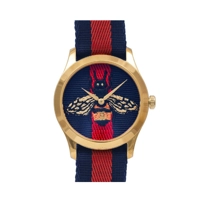 Gucci YA1264061 Women's Nylon Strap Stainless ..