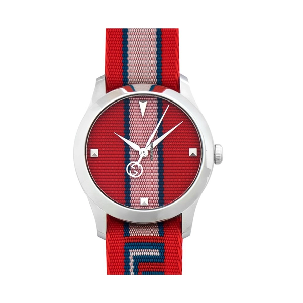 Gucci YA1264070 Unisex Nylon Stainless Steel Watches