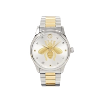 Gucci YA1264131 Womens Silver Sunray Dial Stai..