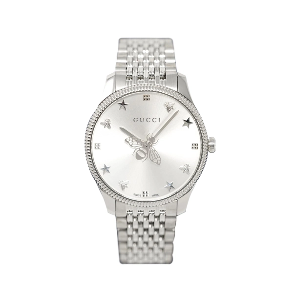 Gucci YA1264153 Women Silver Stainless Steel Watches