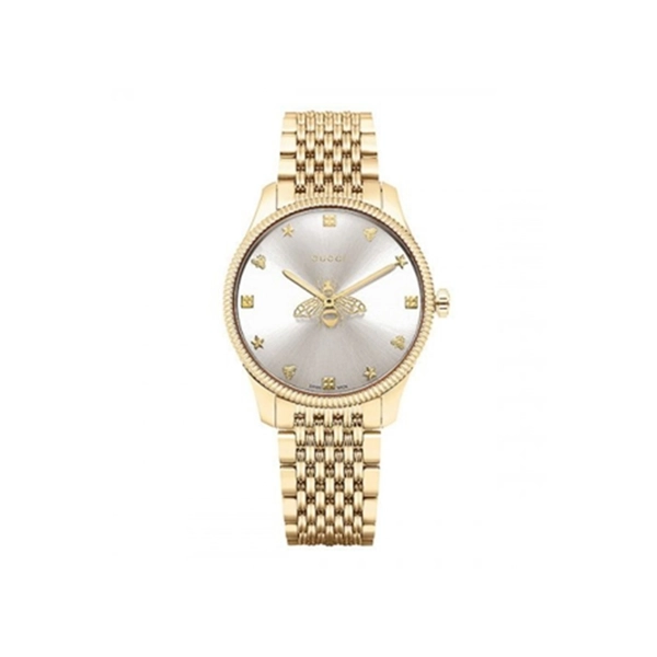 GUCCI YA1264155 Silver Dial Stainless Steel Watch for Women