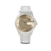 Gucci YA126445 G-Timeless Brown Dial Stainless..