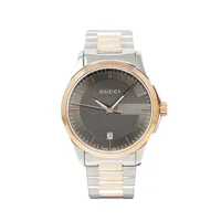 Gucci YA126446 Grey Dial Stainless Steel Strap..