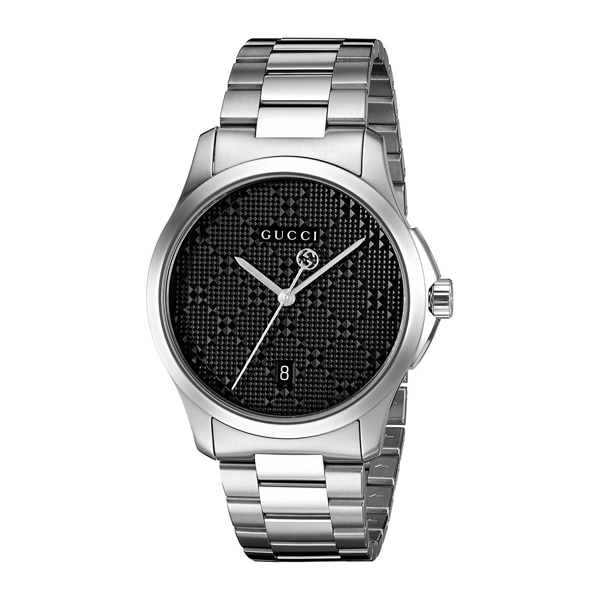 GUCCI YA126460 Silver Dial Stainless Steel Watch for Men