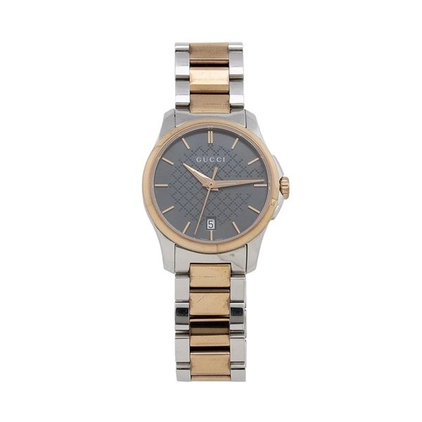 Gucci YA126527 G-Timeless Grey Dial Stainless Steel Ladies Watch