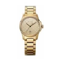 Gucci YA126553 G-Timeless Gold Tone Stainless ..
