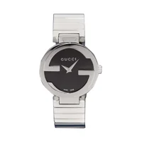 Gucci YA133502 Interlocking Silver Stainless S..