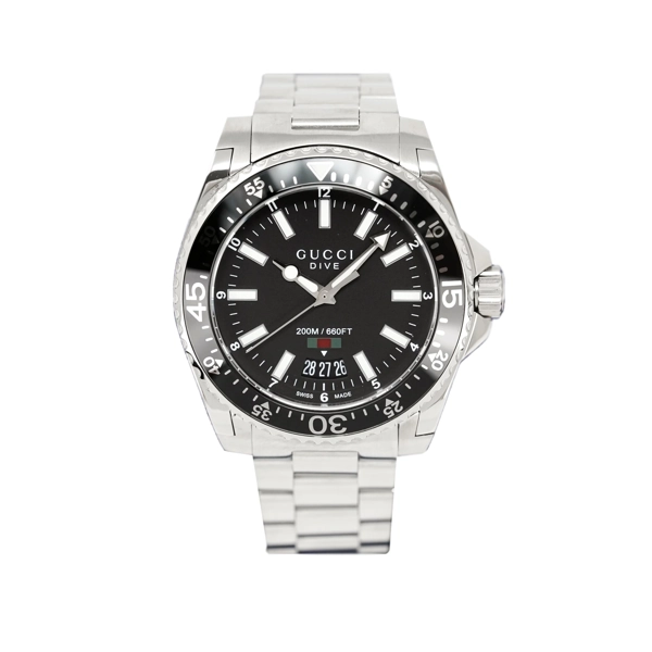 Gucci YA136301 Men's Stainless Steel Swiss Quartz Watch