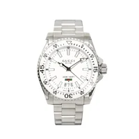 Gucci YA136302 White Dial Stainless Steel Stra..