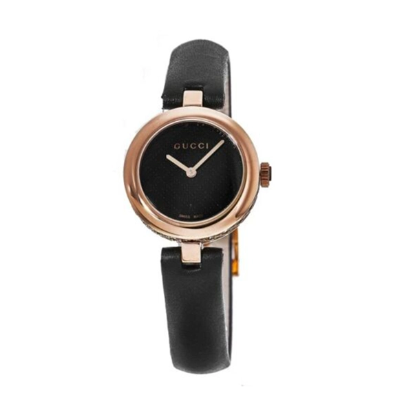 Gucci genuine hot sale leather watch