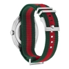additional image for Gucci YA142305 Black Dial Green-Red Nylon Strap Men’s Watch