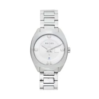 Gucci YA142502 White Dial Stainless Steel Stra..