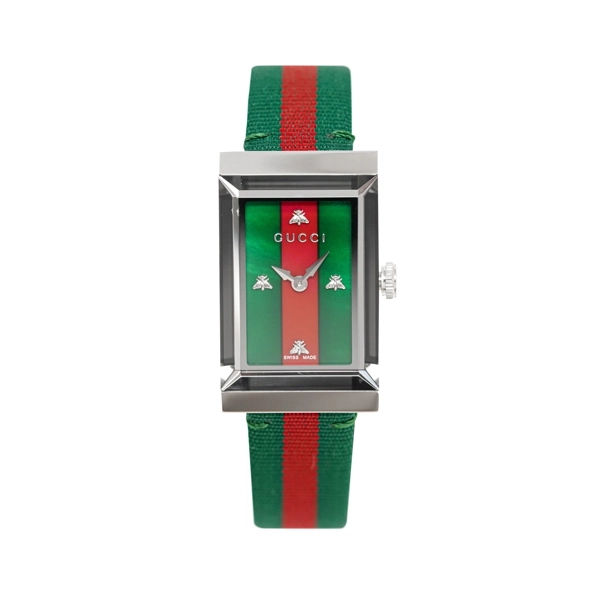 Gucci Ladies YA147404 New G-Frame Watch