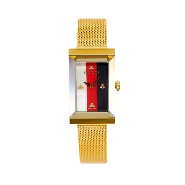 Gucci YA147410 Women's Yellow Gold Stainless Steel Watches